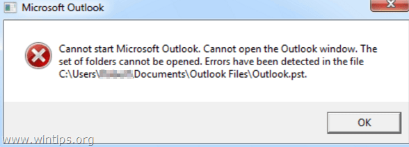 Outlook stuck on loading fix