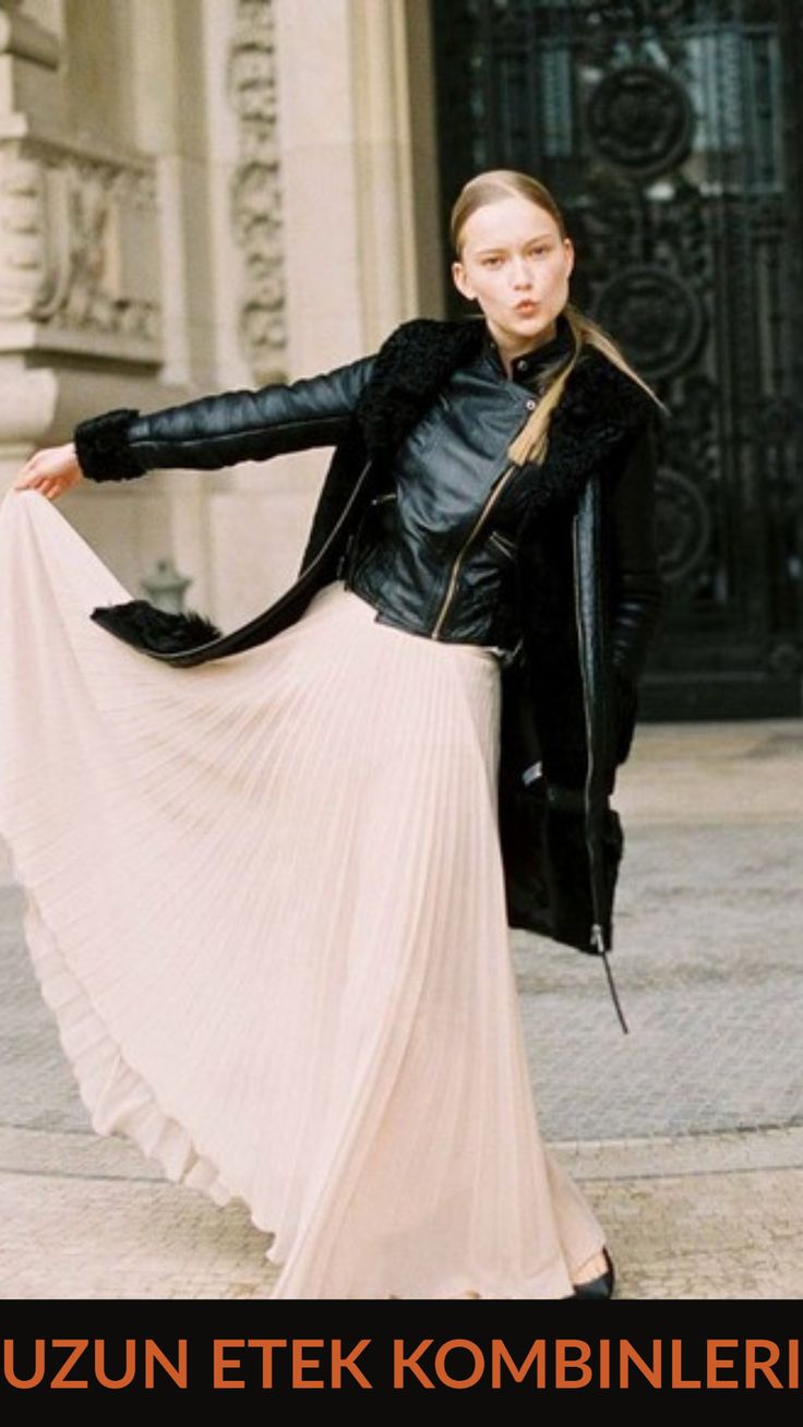 Y\u00fcksek Bel Uzun Etek Kombinleri - Bu Etekleri G\u00f6rmelisiniz! | Bayan ...
