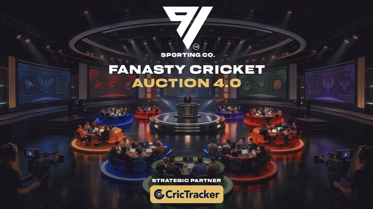 Fantasy Cricket Auction 4.0 LIVE STREAMING | Player Auction | 91 Sporting Co.