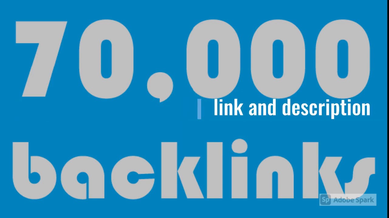 I will 50k 60k 70k backlinks, best for tier2