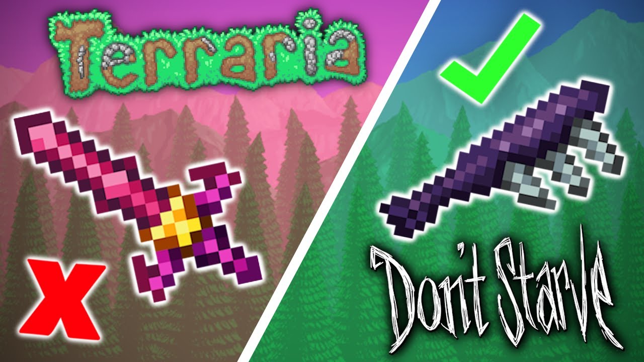 Terraria but I Can Only Use Weapons From OTHER GAMES!