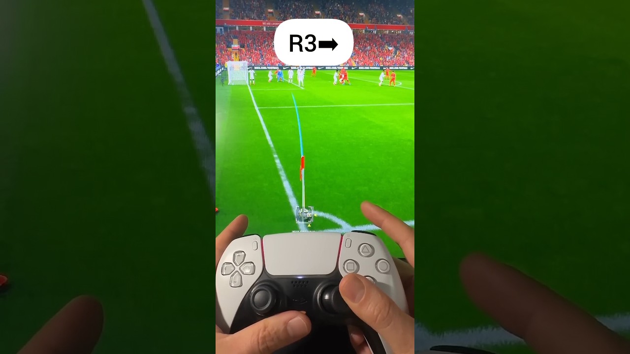 Corner Scoring Tutorial EA FC 25 PS5 Tricks #eafc25 #soccerskills #viralshortsシ #UEFA #football