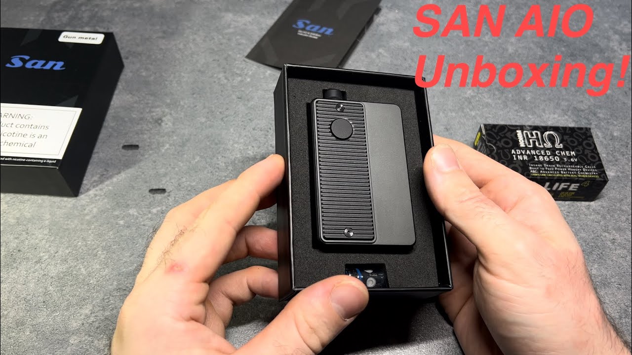San AIO Unboxing \u0026 First Impressions! Best AIO Vape Kit of 2024?
