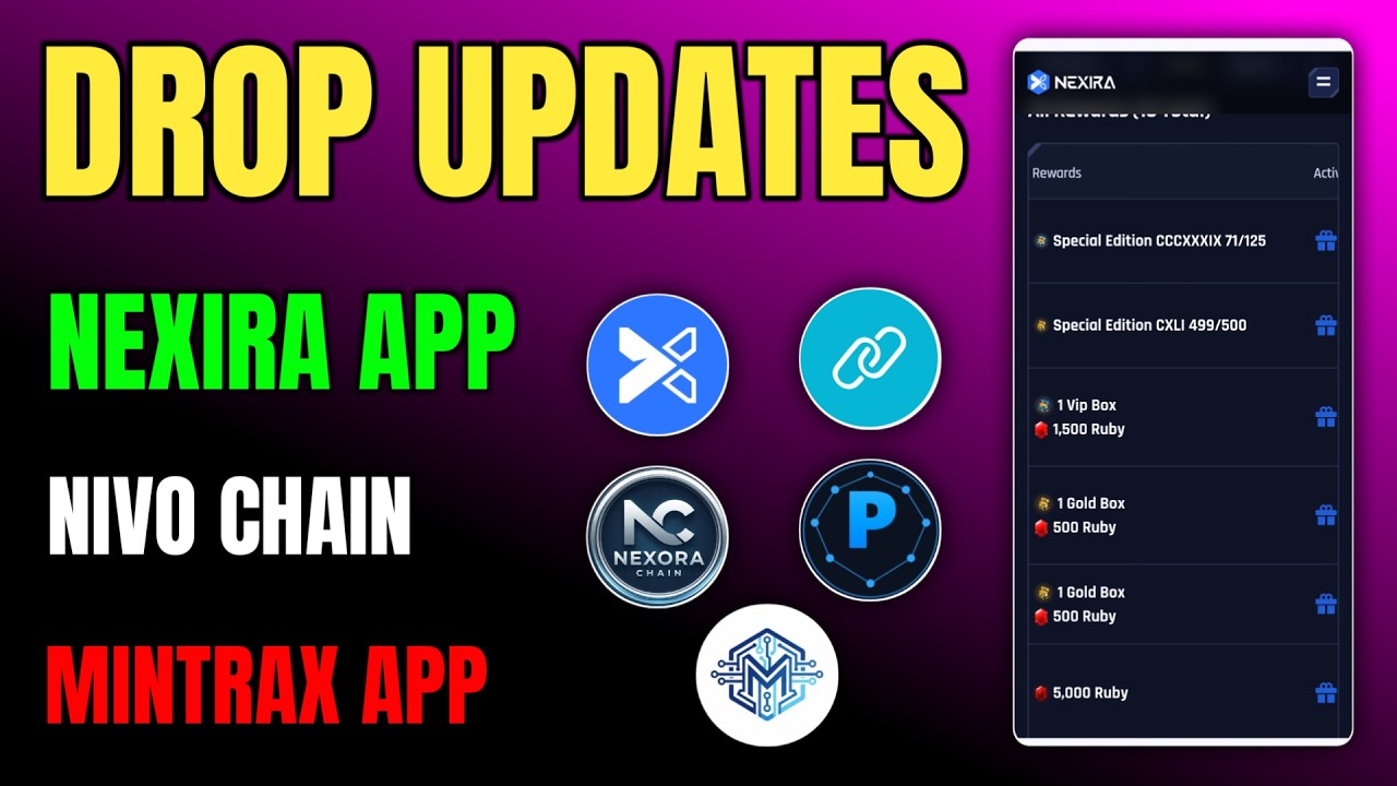 Nexira, Nivo Chain, Mintrax, Pytro Network \u0026 Nexora Chain 🔥 Massive Airdrop Updates 🚀