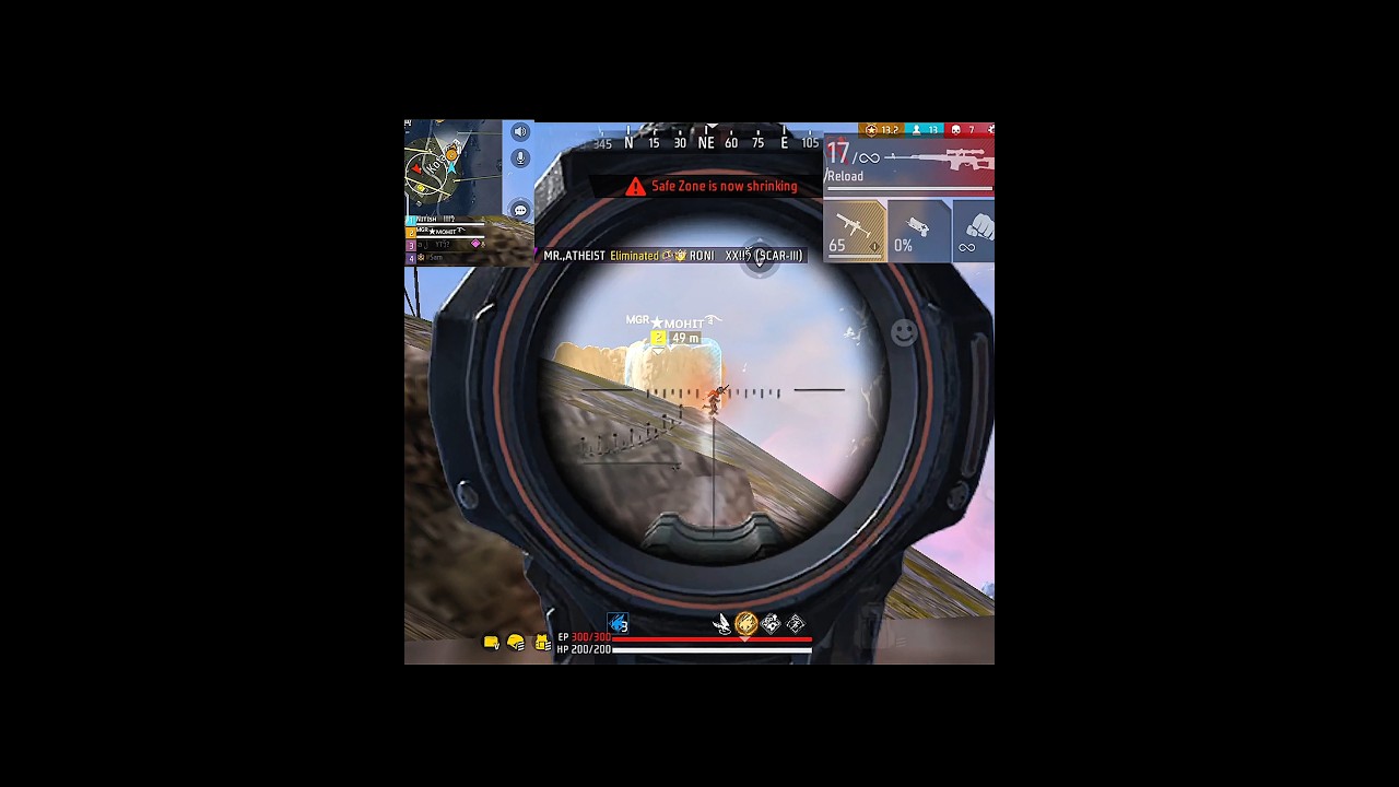 Free Fire ❌ Glitch Fire 🤬 #freefire