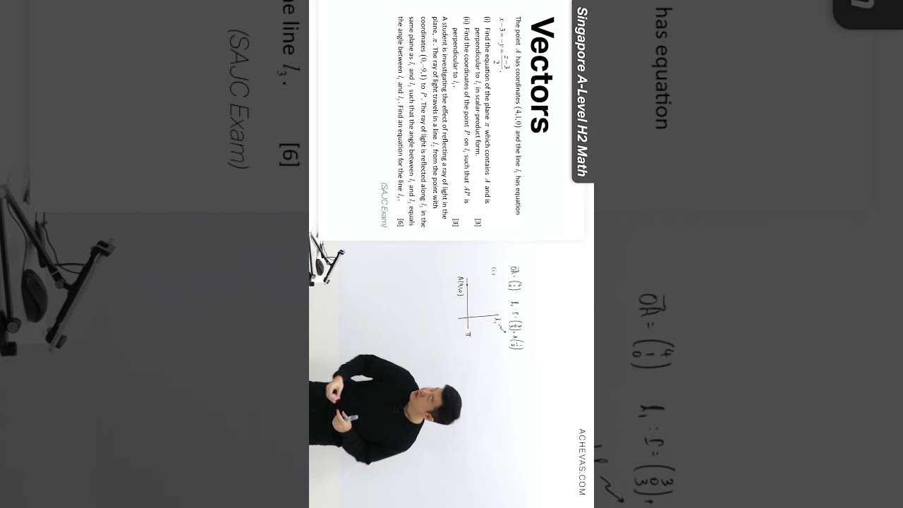 Vectors | A-Level/JC H2 Math, Singapore  #singapore #tuition #h2math  #singaporemath