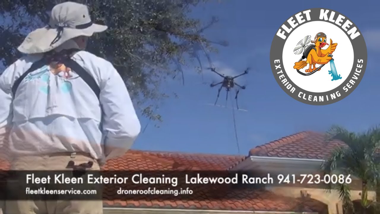 Lakewood Ranch Roof Washing Near Me | Drone