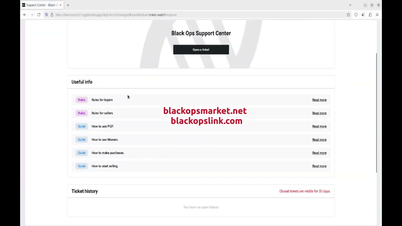 BlackOps Darknet | Black Ops Market Review \u0026 Link + Information