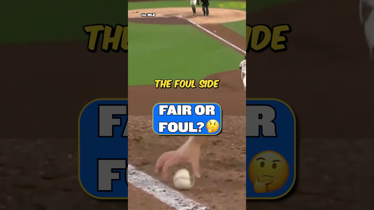 Was this a fair or FOUL ball? 🧐