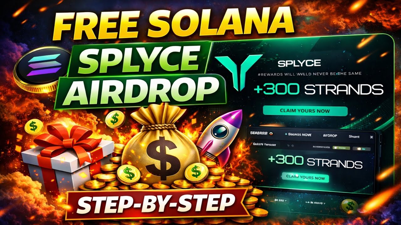 🔥 Free To Join New Airdrop | Splyce Finance Backed by Solana | Step-By-Step Full Guide (2026)