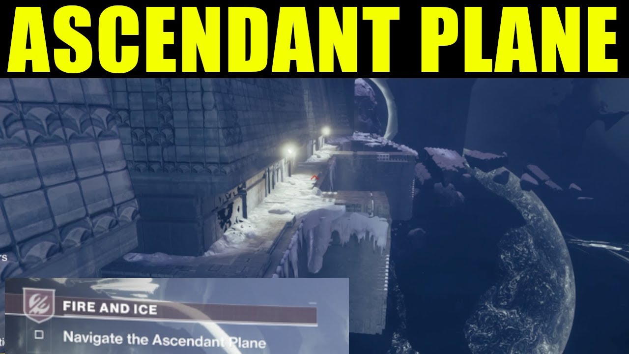 Destiny 2 - navigate the ascendant plane | fire and ice walkthrough