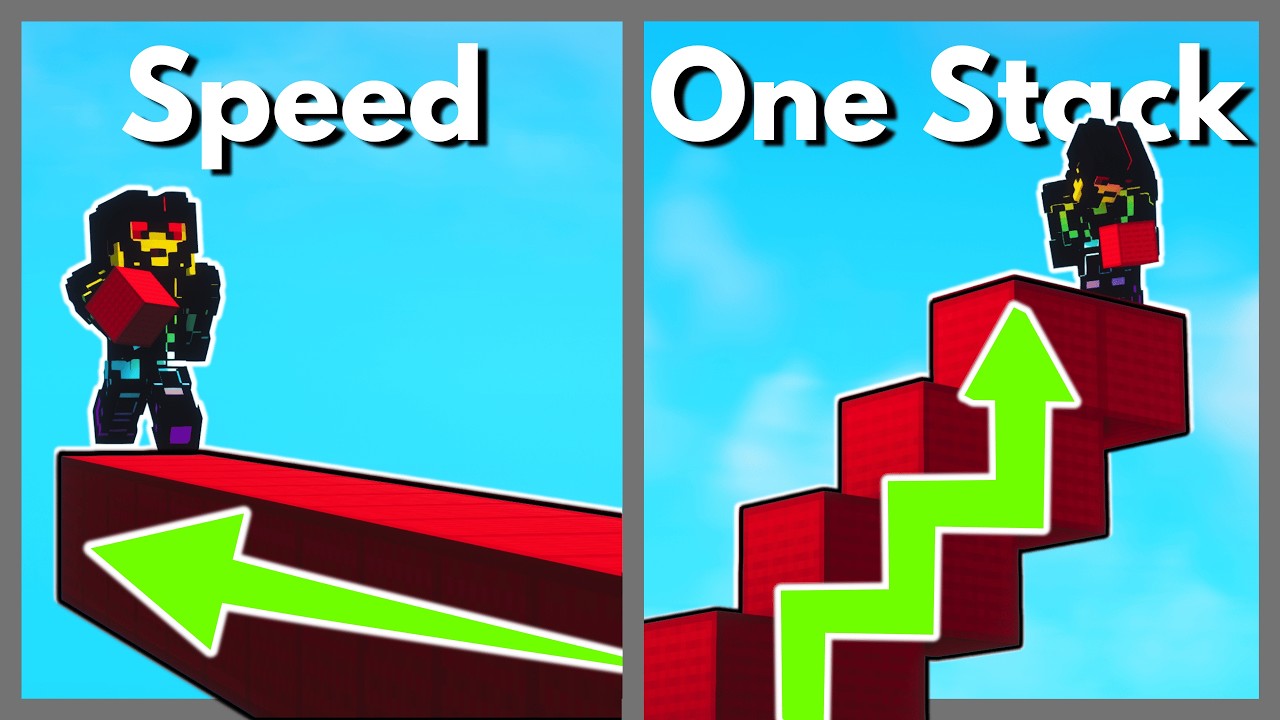 How to Speed Bridge in Minecraft Bedwars (tutorial / tips / 2025)