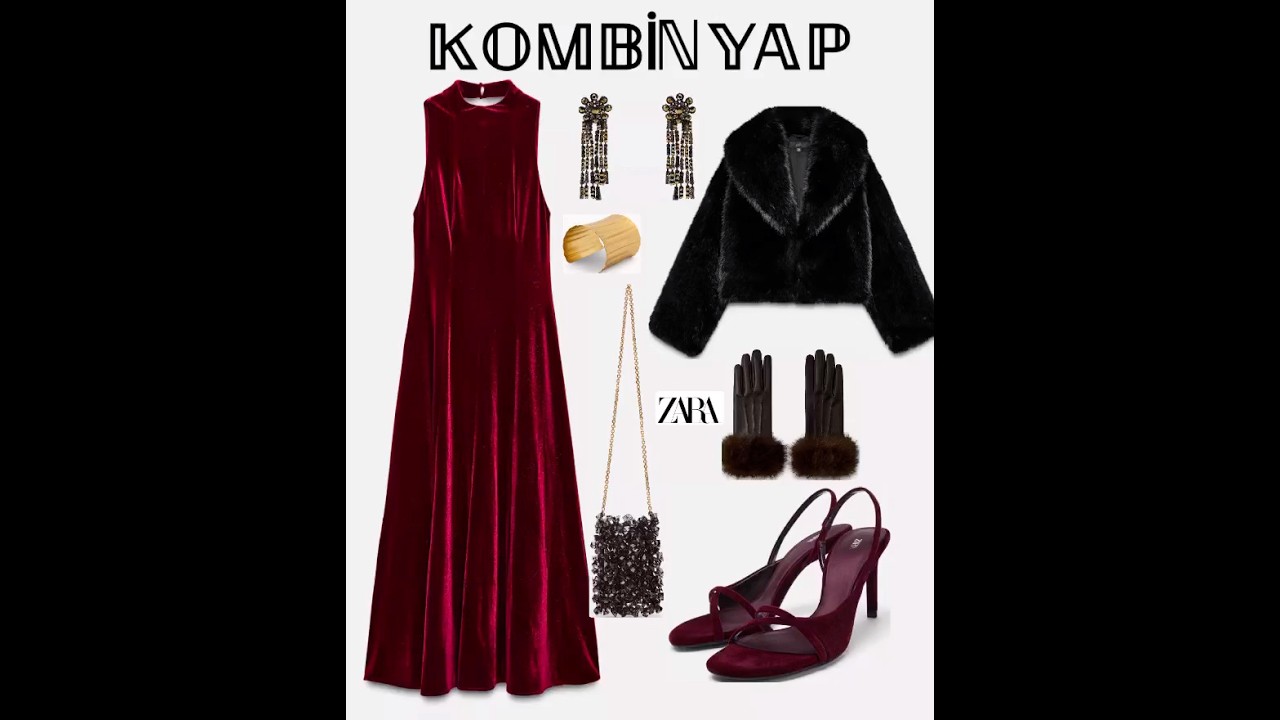 Kadife \u0026Kış stil ilhamı♥️✨Sevdinizmi?😍.  #reklam işbirliği yoktur öneridir. #fashion #moda #style