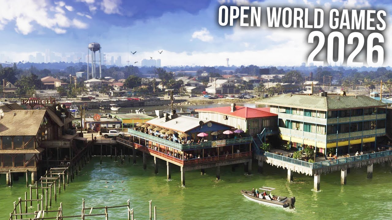 Top 30 NEW Open World Games of 2026