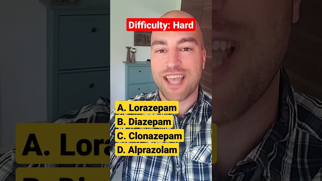 How well do you know BENZODIAZEPINES⁉️🤔 #shorts