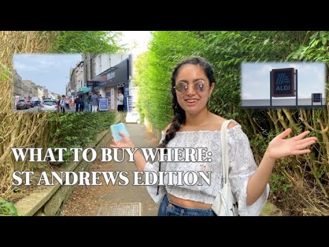 WHAT TO BUY WHERE IN ST ANDREWS | VLOG 8
