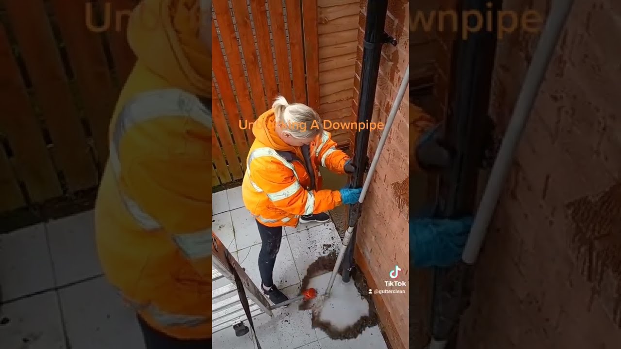 Unblocking A Downpipe So Satisfying
