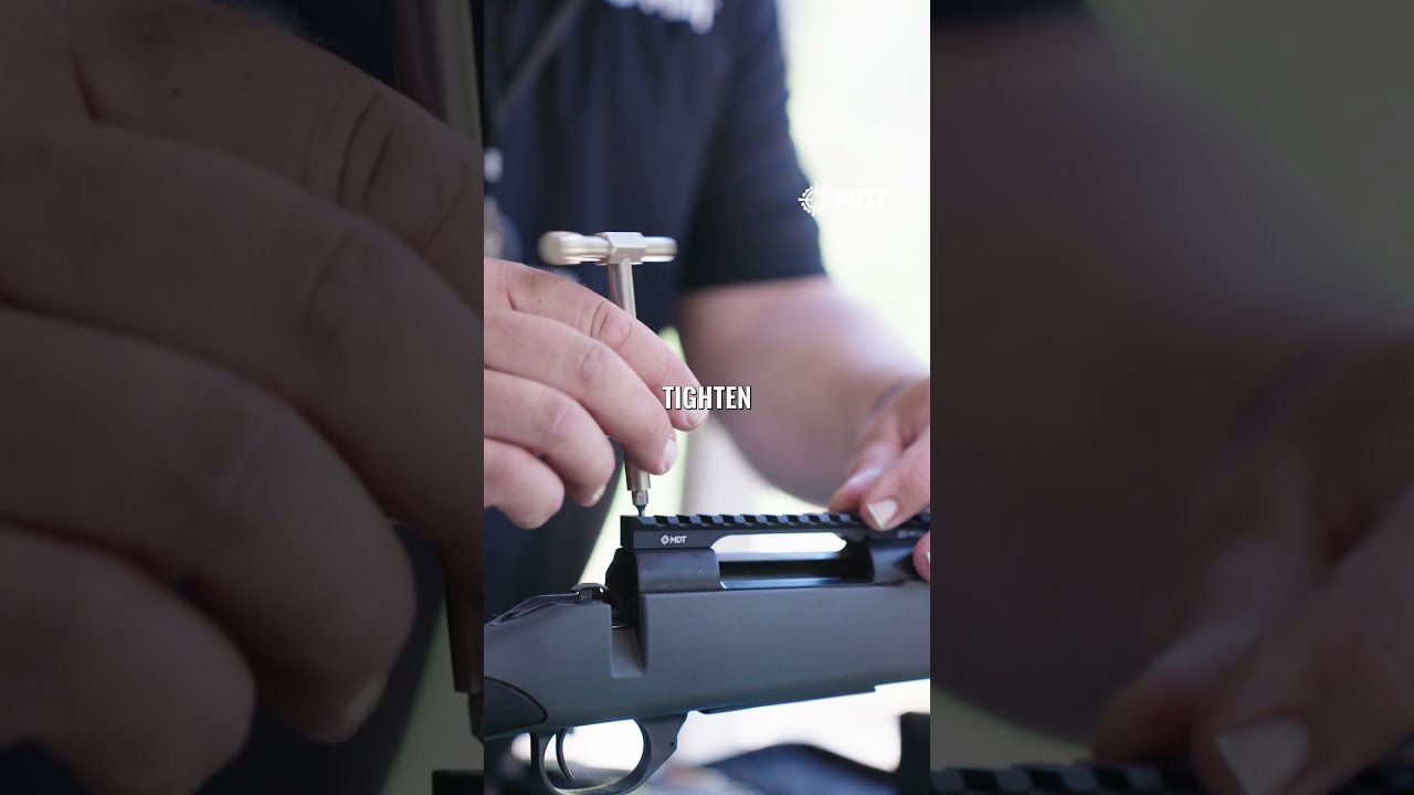 How to install a scope rail for accuracy