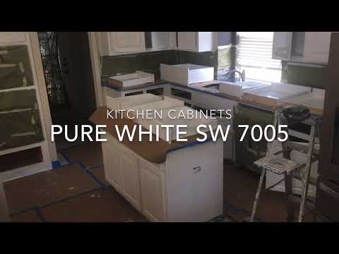 Kitchen Cabinets Pure White SW 7005 - White \u0026 Pastel Paint Color - Sherwin-Williams