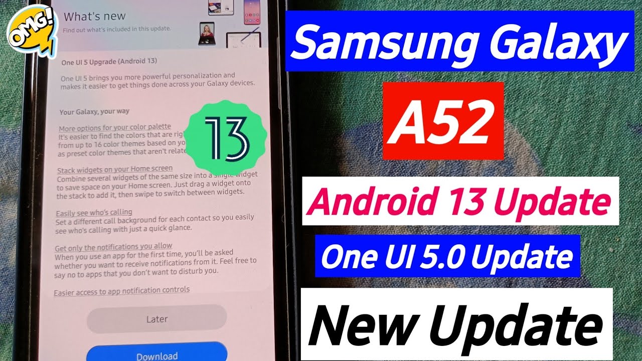 Samsung A52 Android Berapa? Versi, Riwayat Update & Cara Cek Terbaru