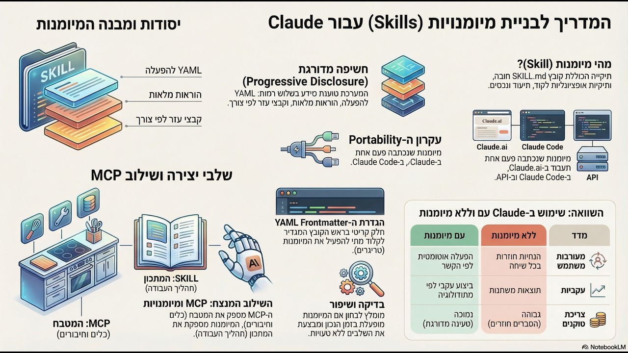 בניית כישורים לקלוד (קישור למאמר בתיאור מטה)