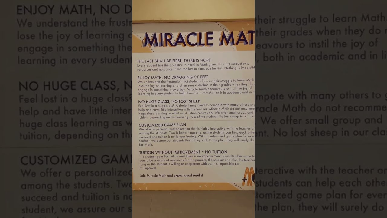 Improve 2 Grades or More with our Primary Maths Tuition, Secondary Math Tuition and A-Math Tuition