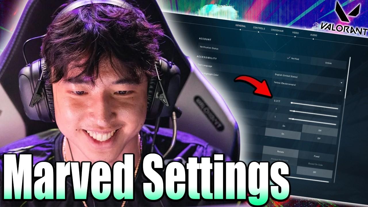 Marved Valorant Settings 2025 – Sensitivity, Crosshair, Keybinds \u0026 Video