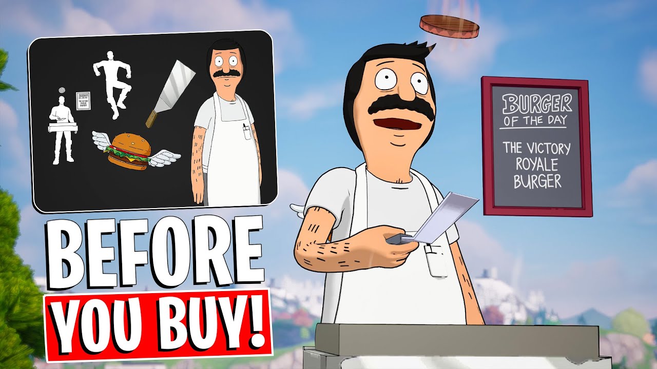 BOB BELCHER from Bob's Burgers joins FORTNITE! Before You Buy