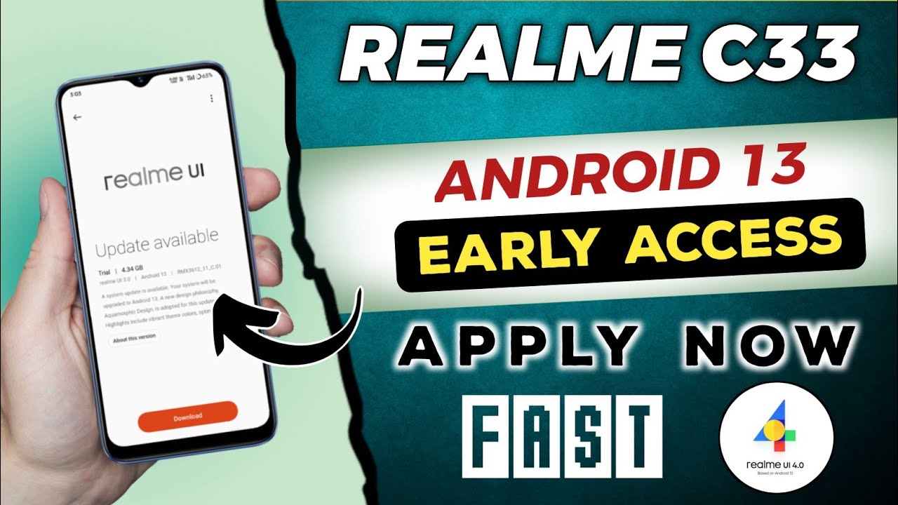Realme C33 Android berapa? Versi Android, Cara Cek & Update