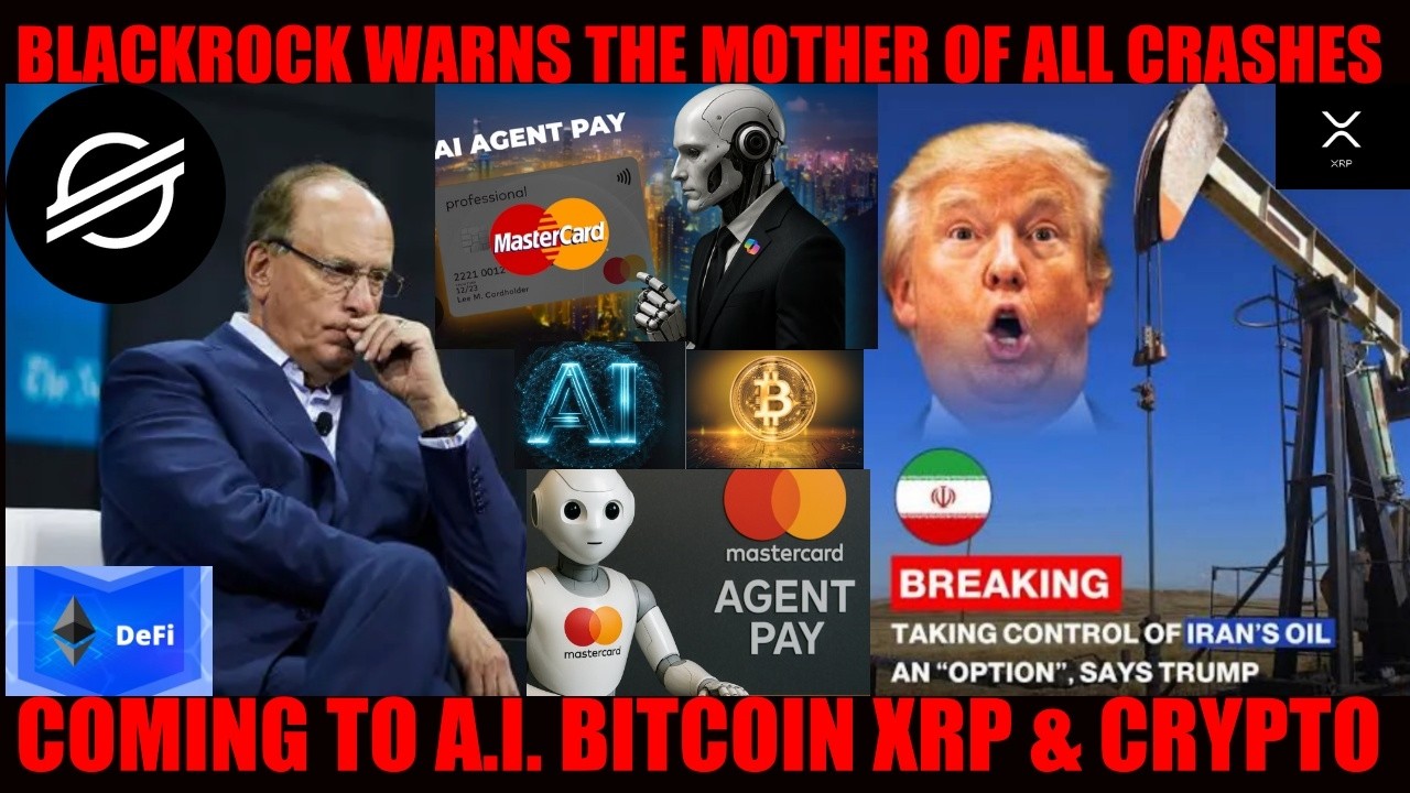 HOLY SH**! Blackrock Warns The Mother Of All Crashes Coming To A.I. Bitcoin XRP \u0026 Crypto!